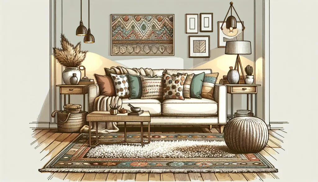 Hvilke farger passer til beige sofa?