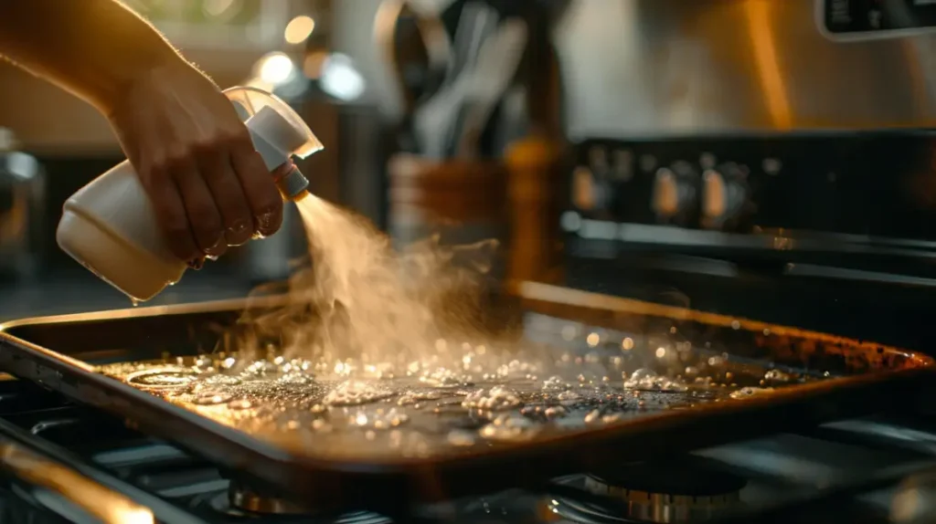 Slik rengjør du skitne stekebrett effektivt med eddik og natron