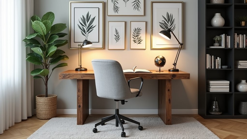 affordable elegant office decor