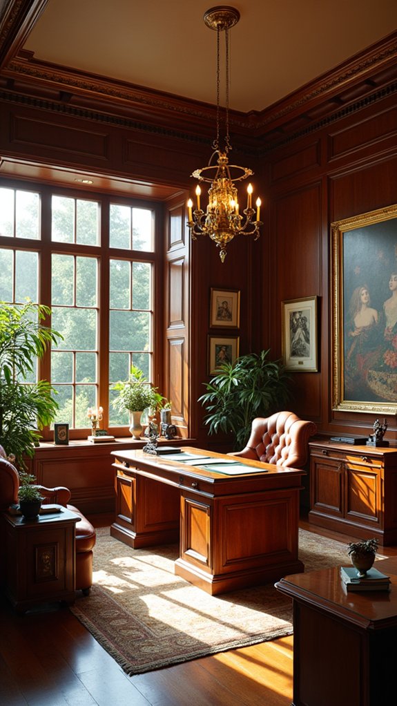 antique fixtures create ambiance
