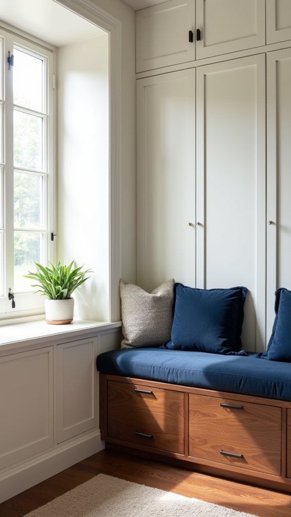 bench seating with storage