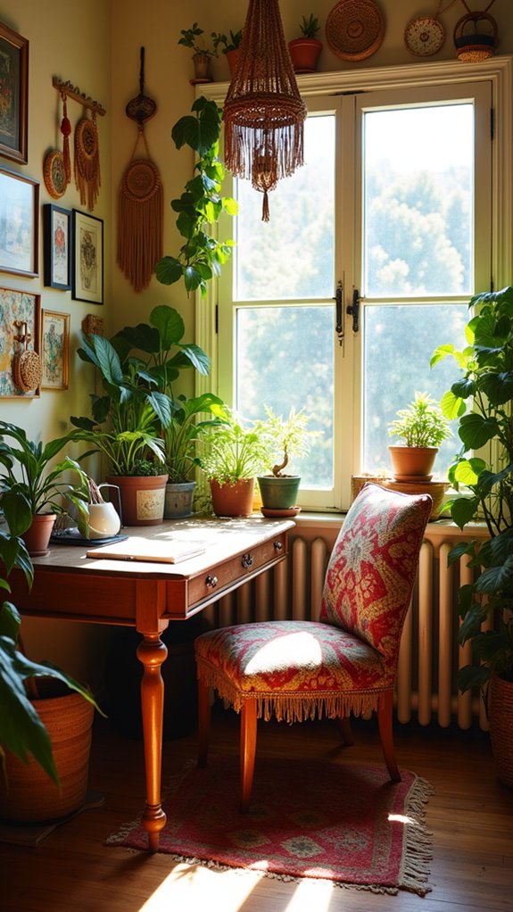 bohemian lighting enhances atmosphere