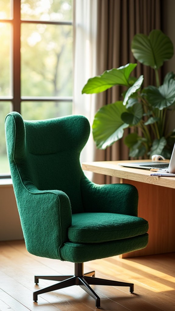 bold boucle chair statement