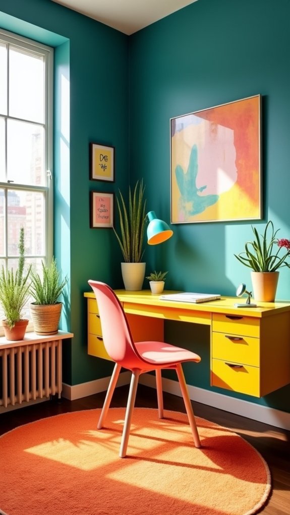 bright colors boost creativity