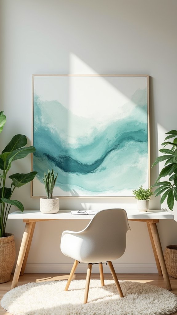 calming nature inspired artwork