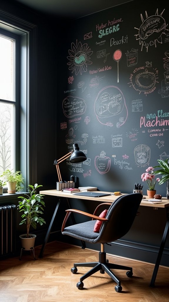 chalkboard paint for creativity