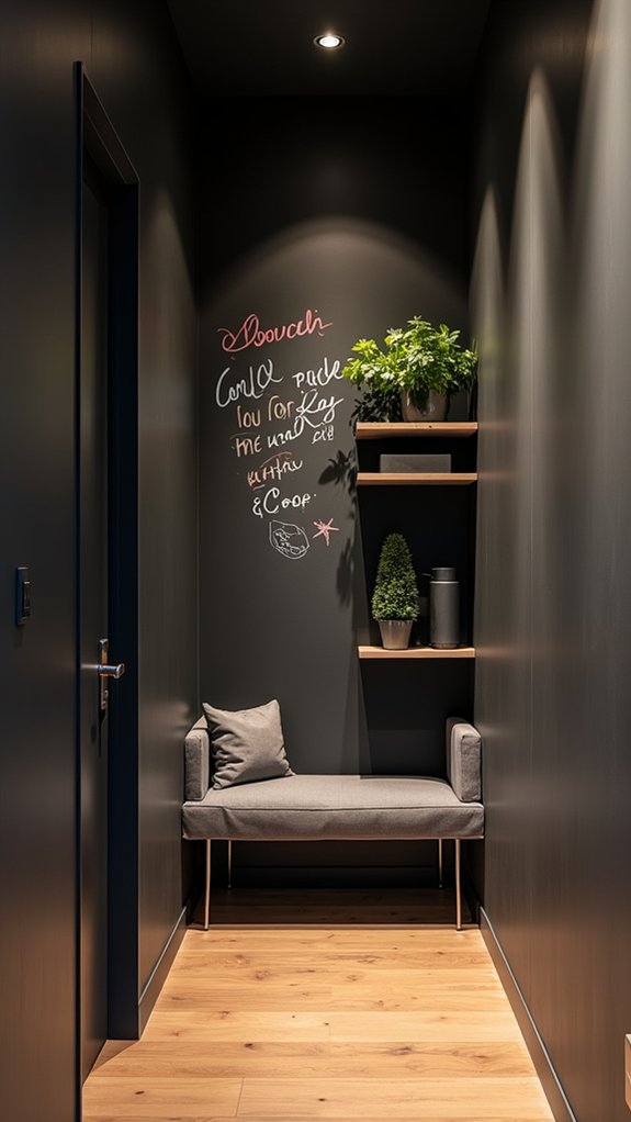chalkboard wall for creativity