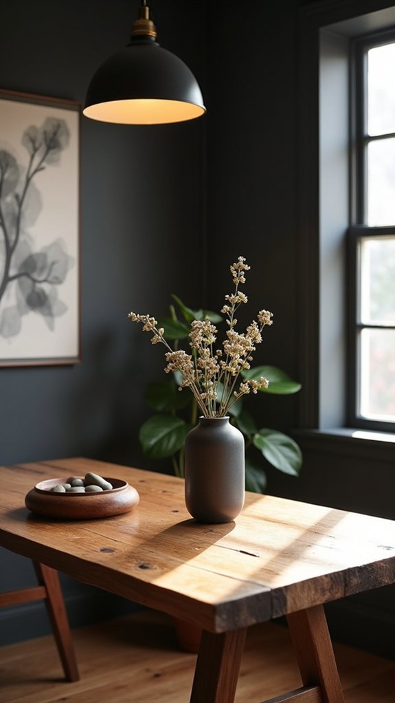 charcoal and wood lighting