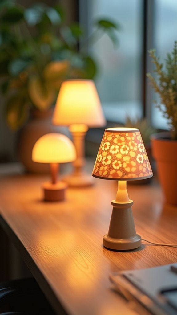 charming compact vintage lamps