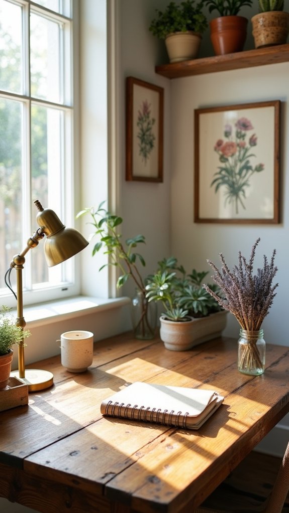 charming rustic workspace accessories