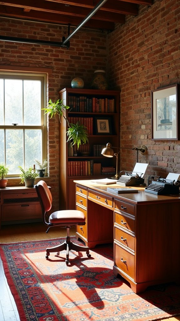charming vintage retro workspace