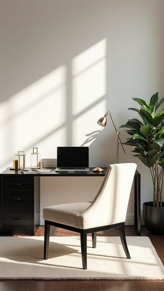 chic cream office accessories