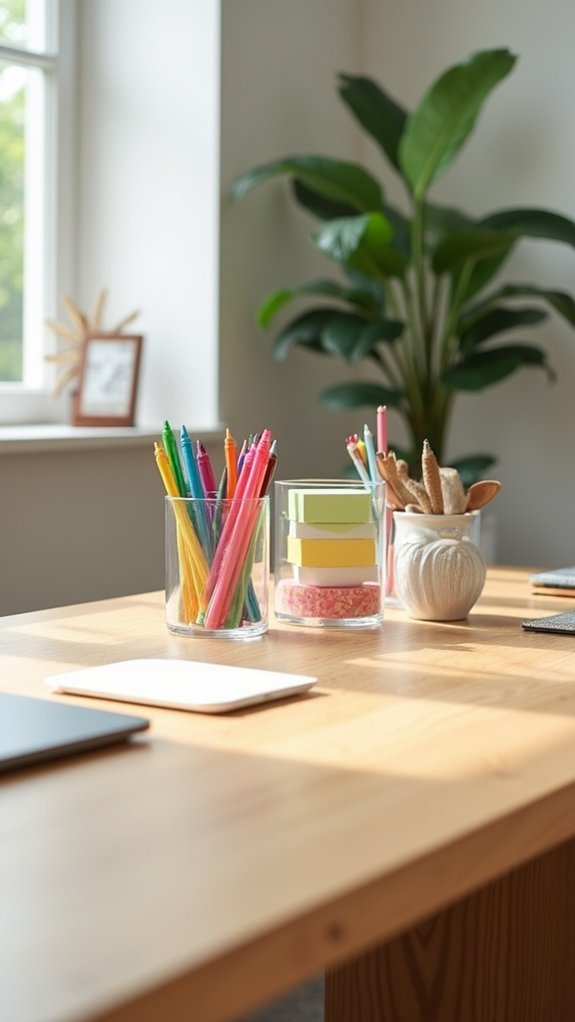 clear containers for organization
