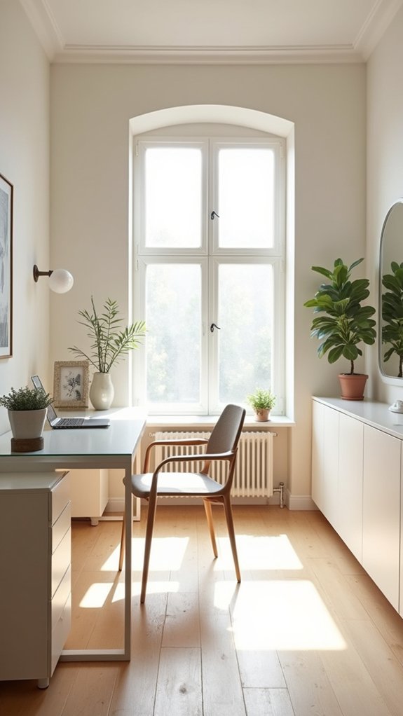 clear furniture creates spaciousness