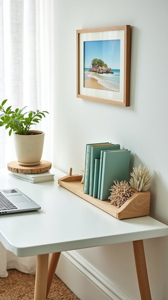 coastal inspired office supplies