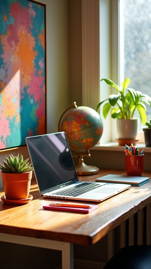 colorful clutter sparks inspiration