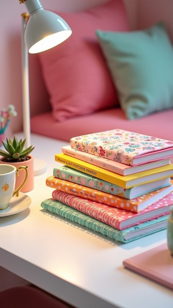 colorful notebooks inspire creativity