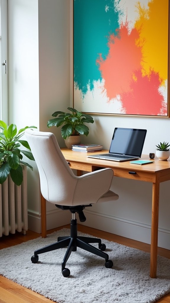 colorful wall art energizes