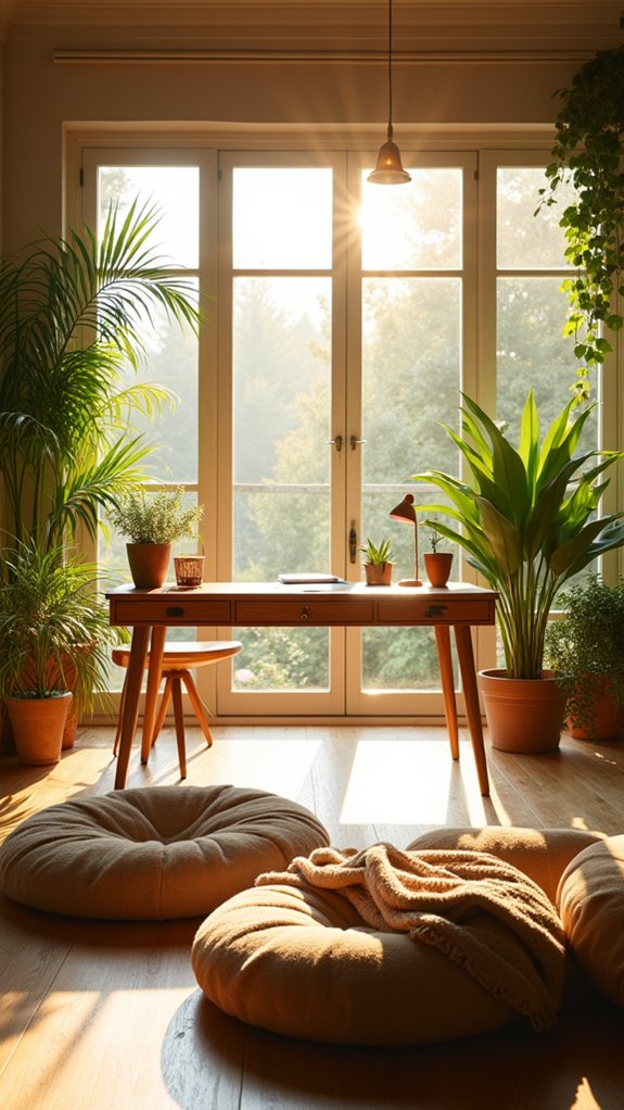 comfortable casual workspace design