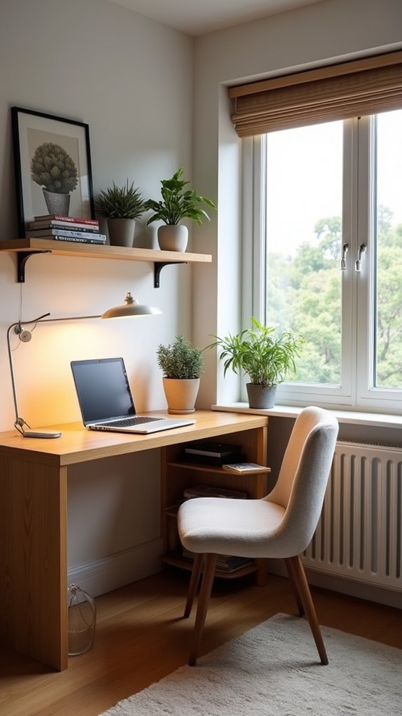 compact corner workspace solution