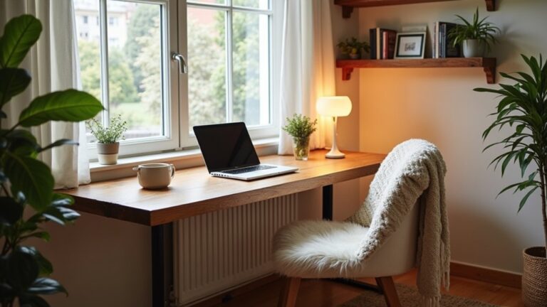cozy and enjoyable workspace