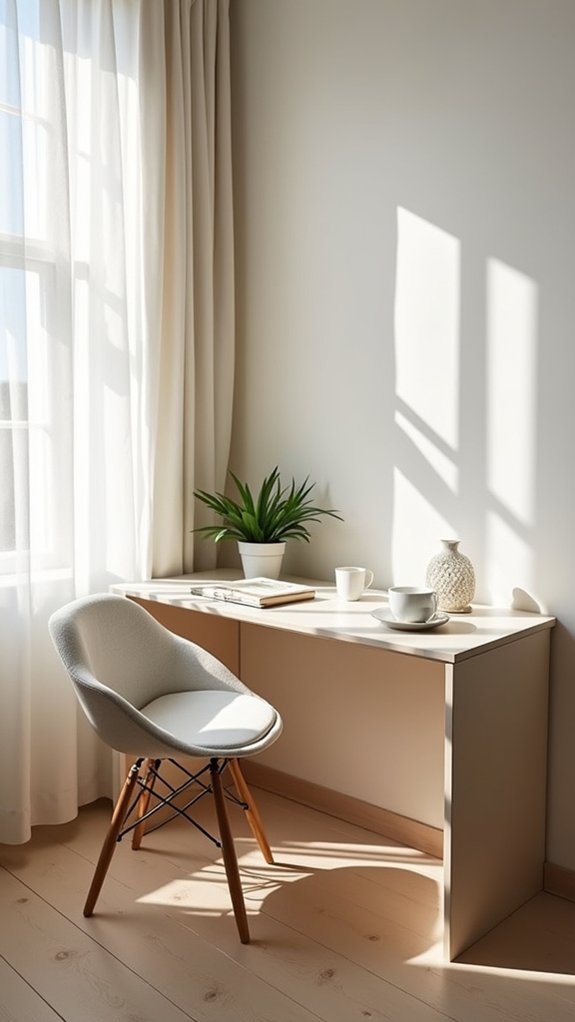 cozy compact workspace solution