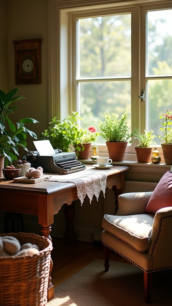 cozy cottage inspired home office
