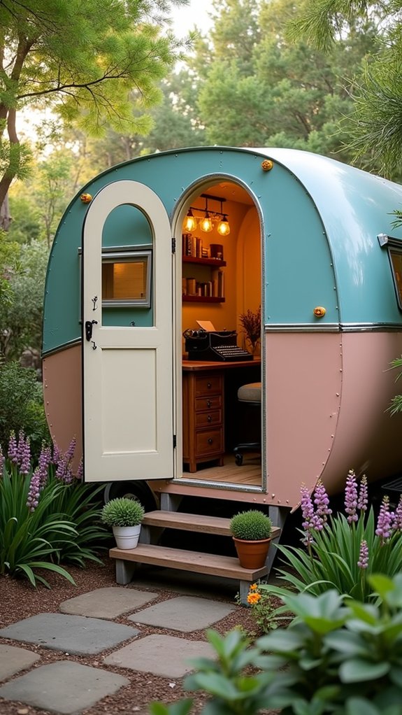 cozy creative workspace retreat