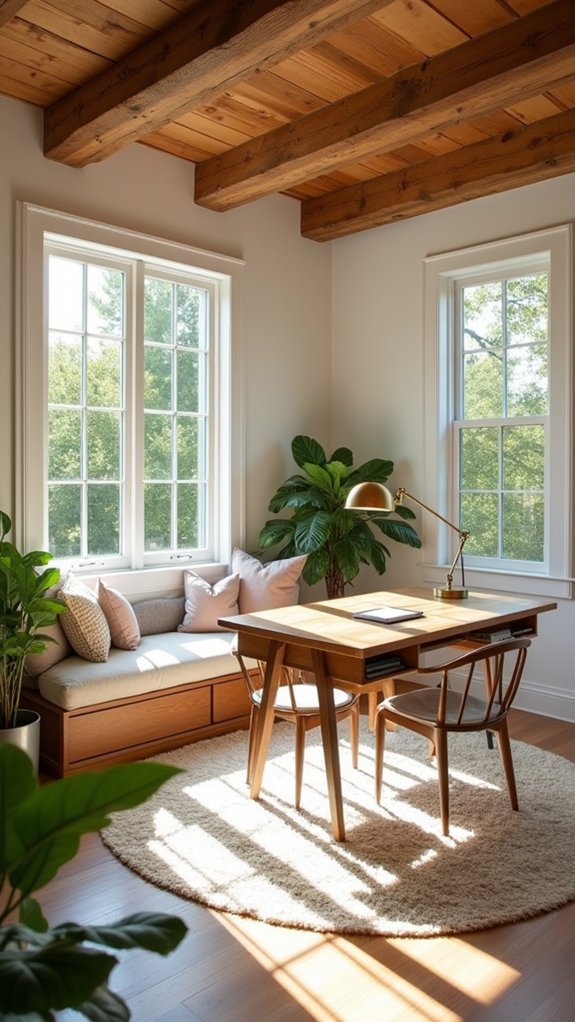 cozy farmhouse with metal