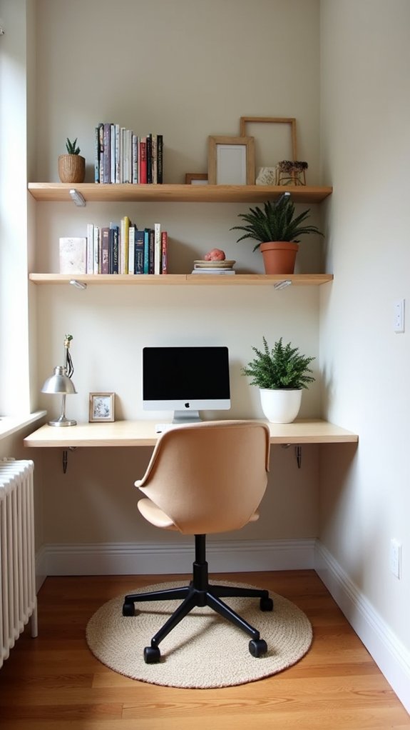 cozy productive corner office