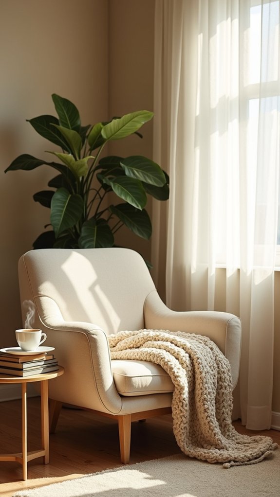 cozy reading nook retreat
