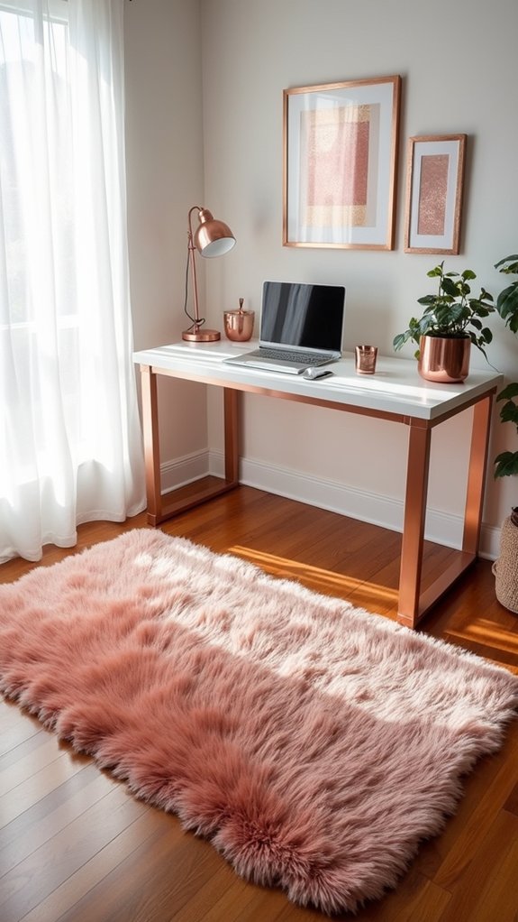 cozy stylish workspace enhancement