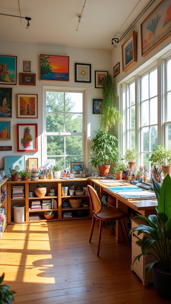 creative haven with inspiration