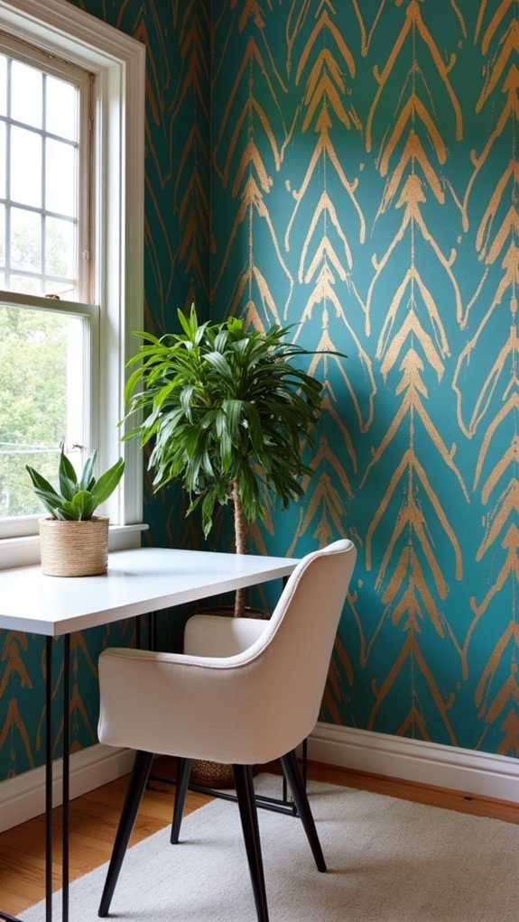 creative workspace with personality