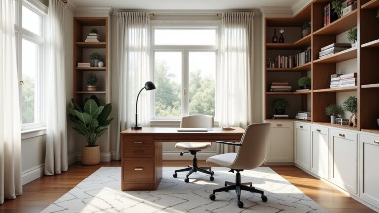 custom built in office designs