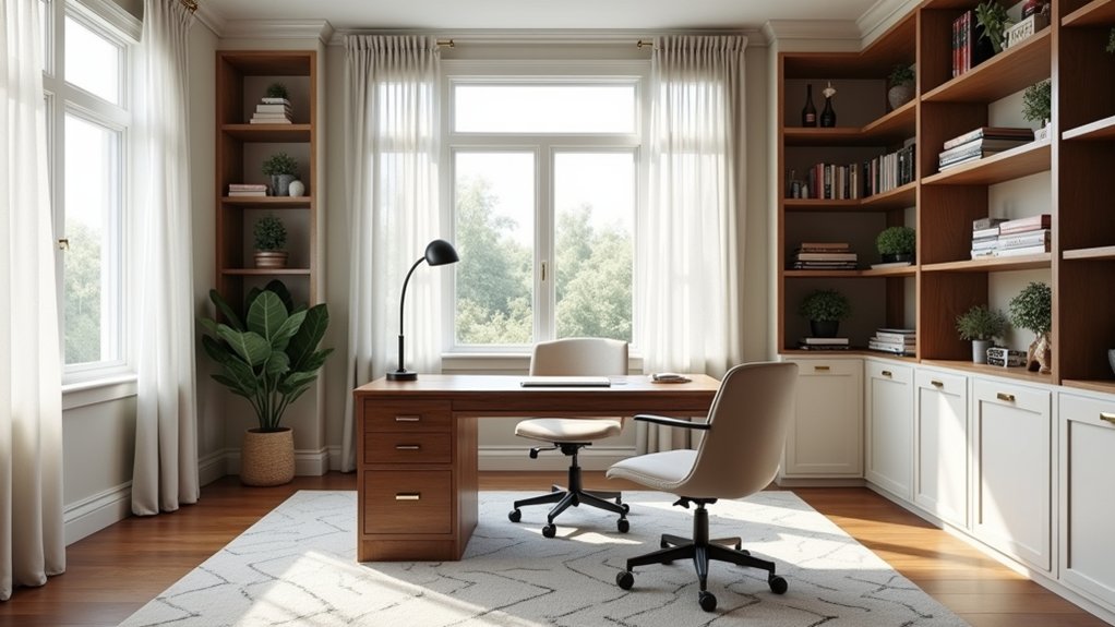 custom built in office designs