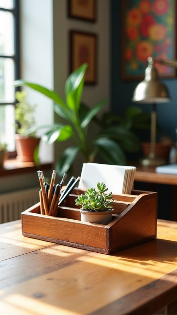 custom colorful desk organizer