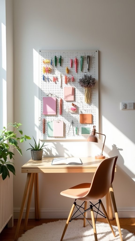 customizable pegboard storage solution