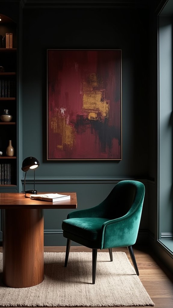 darker hues enhance ambiance