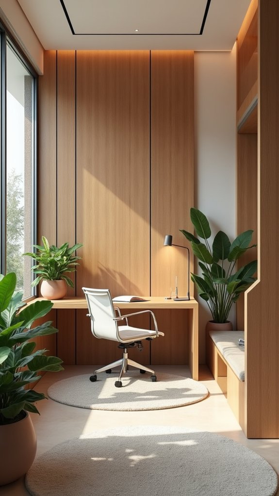 designated quiet seating areas