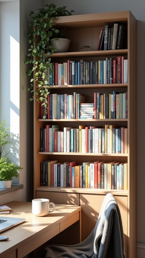 display favorite books creatively