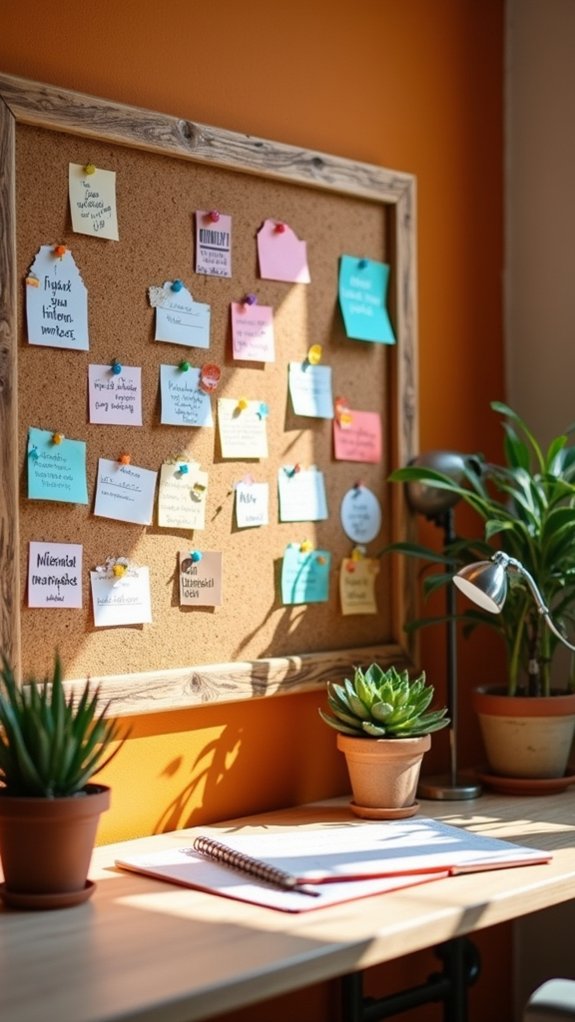 diy cork board creation
