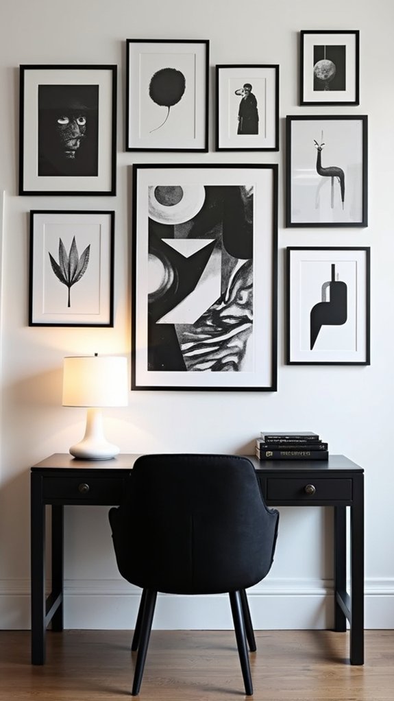 dynamic workspace with prints