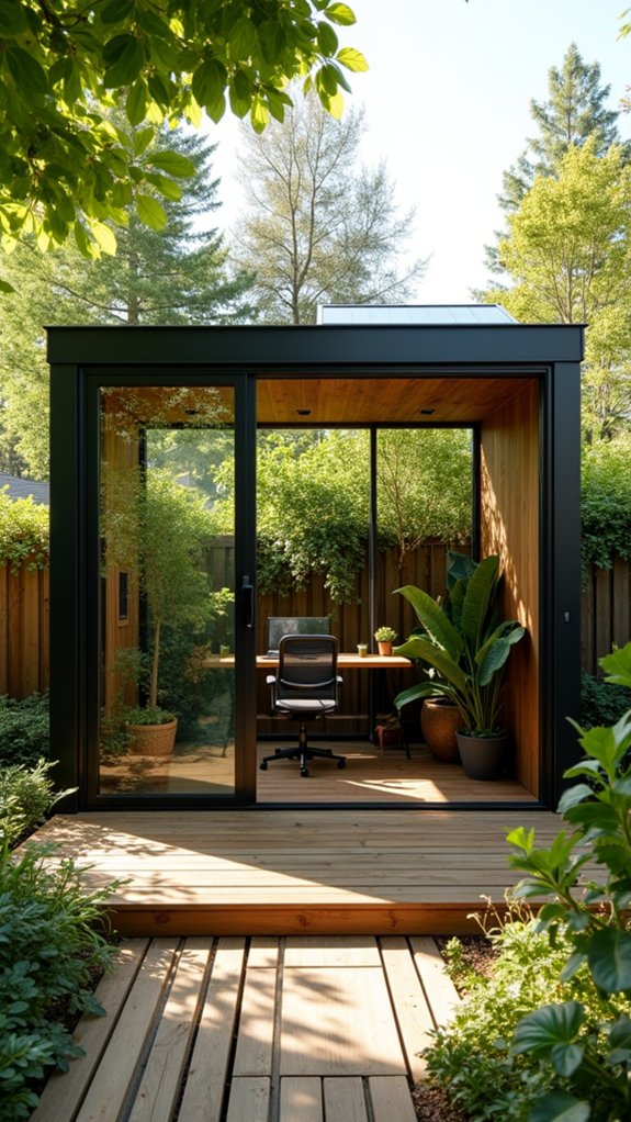 eco friendly nature inspired workspace
