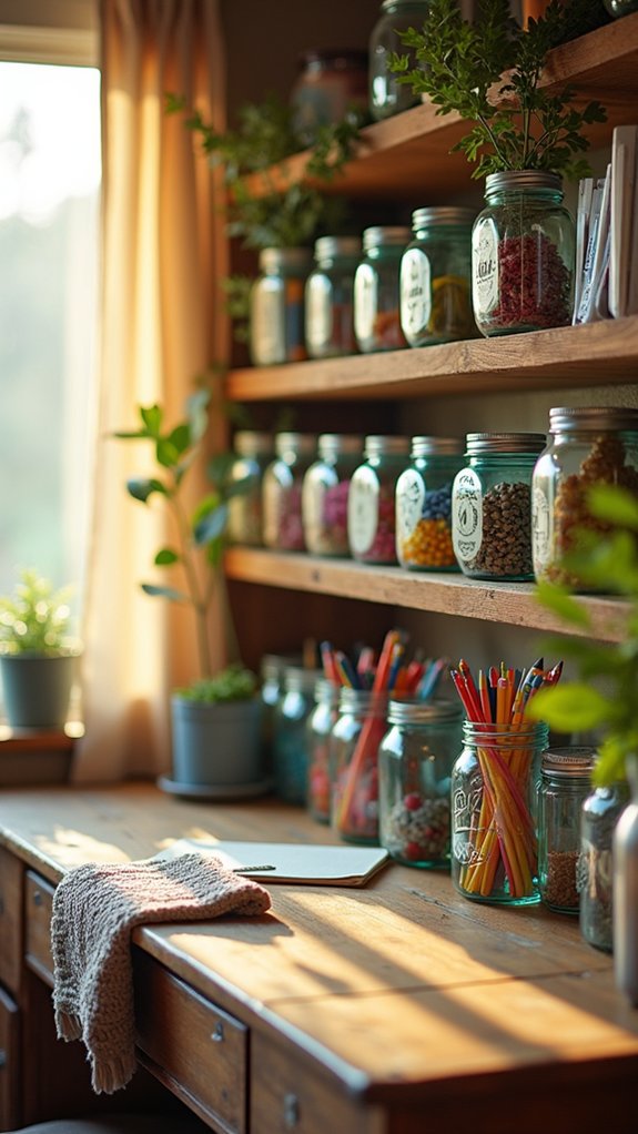 eco friendly rustic office organizers
