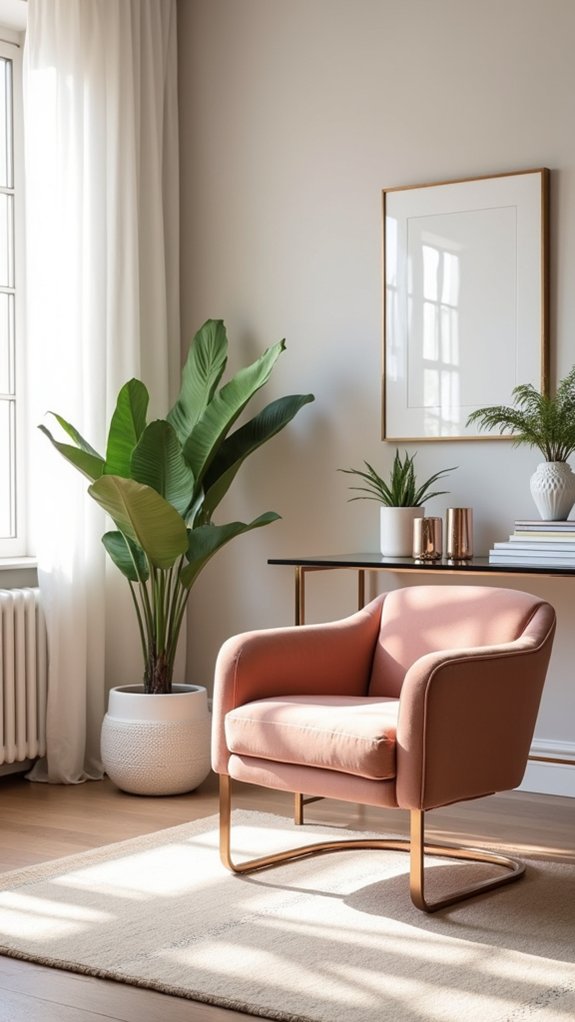 elegant and cozy seating