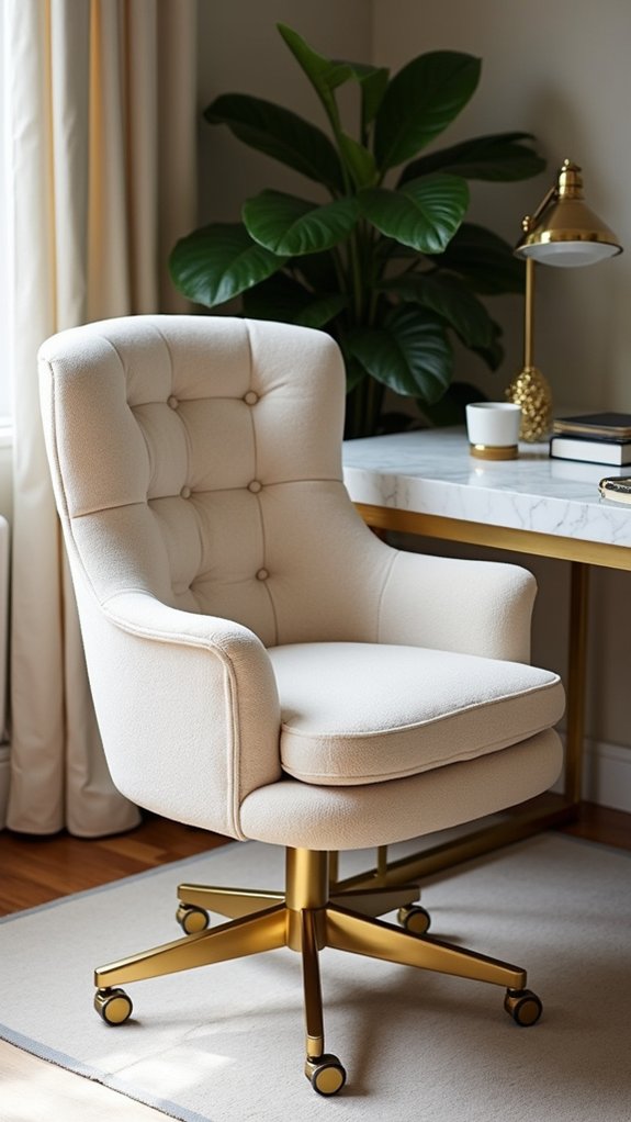 elegant boucle chair design
