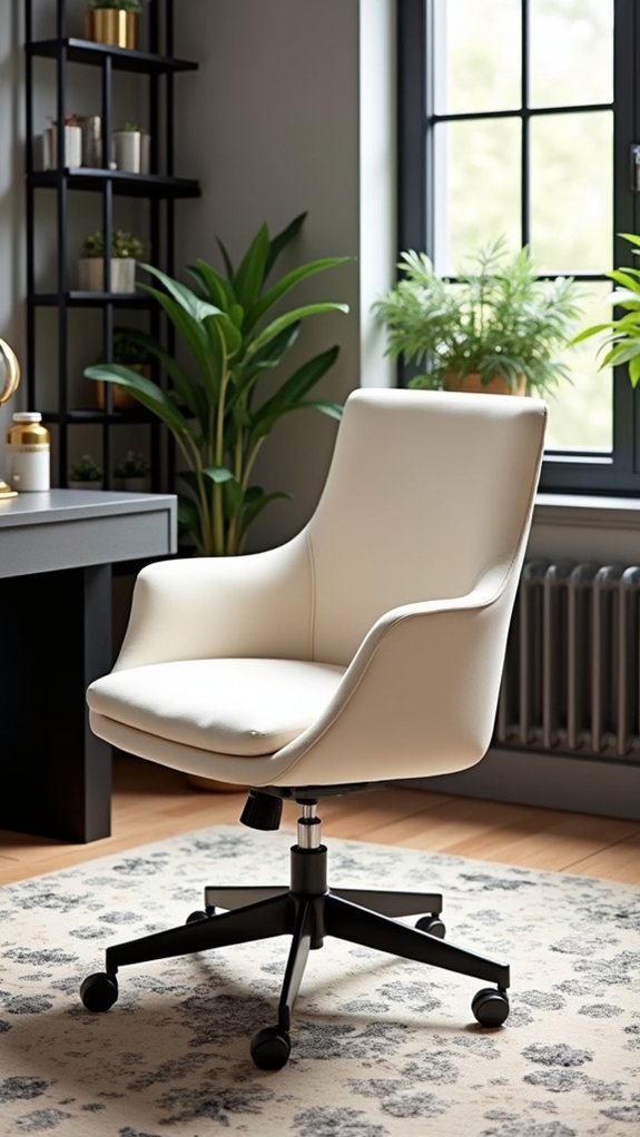 elegant comfortable brightens workspace