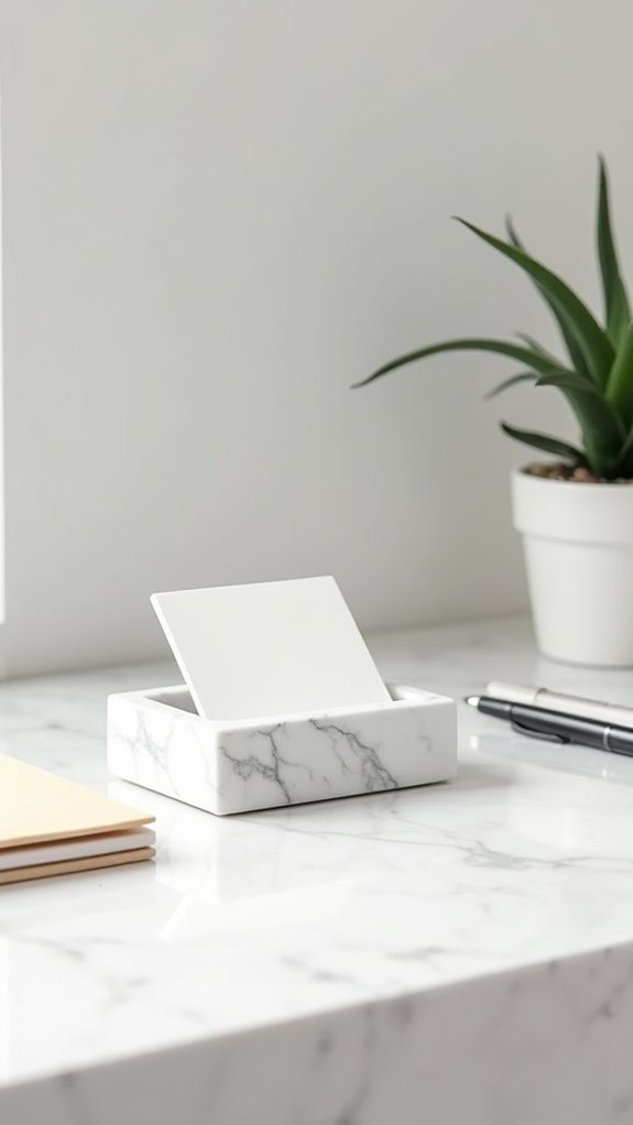 elegant desk organization solution