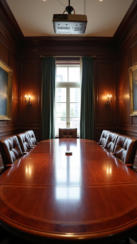 elegant functional conference tables